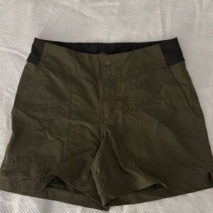 REI Dark Olive Women's Cargo Shorts